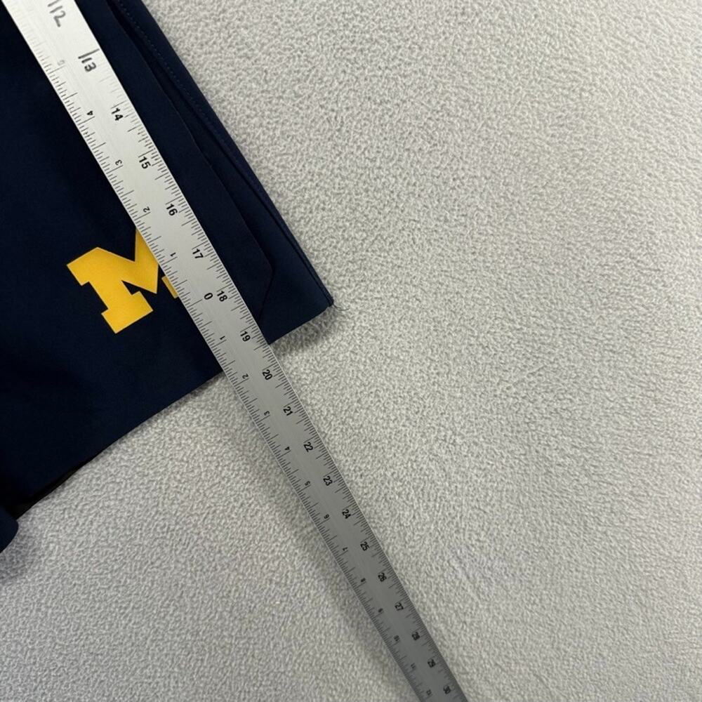 University Of Michigan Shorts Mens Small Blue Athletic Nike Jordan Jumpman Split - Picture 5 of 10